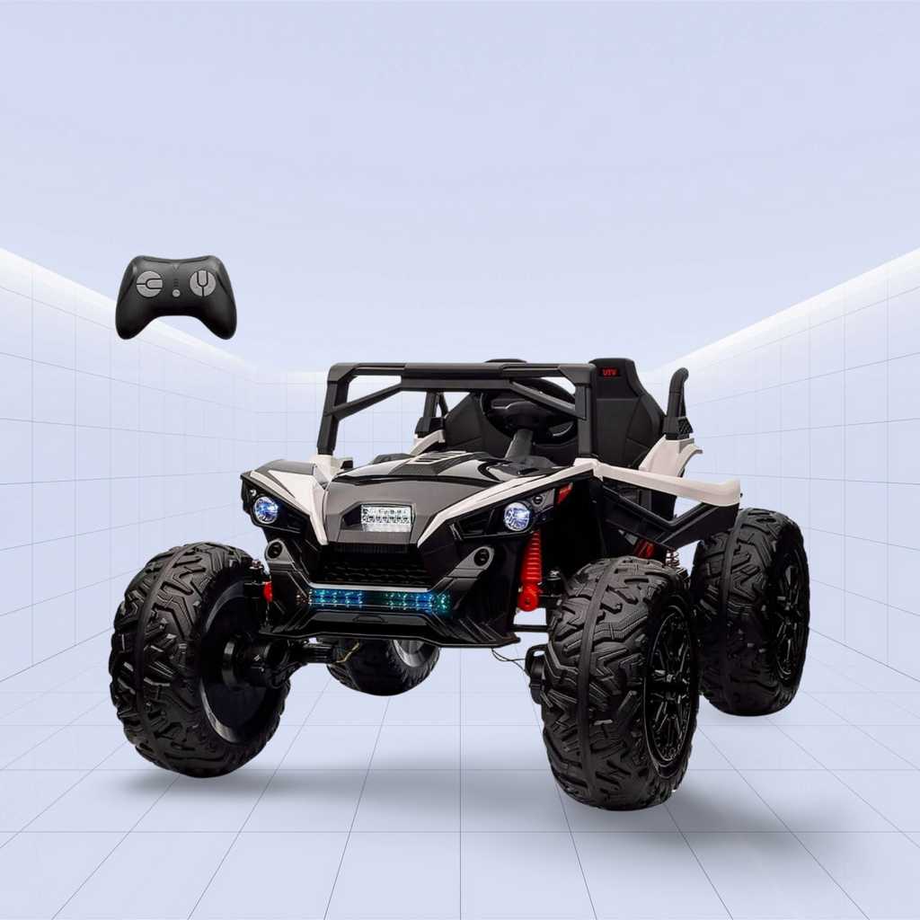 24V Electric Ride-On UTV for Kids – The Ultimate Off-Road Adventure Experience (White)