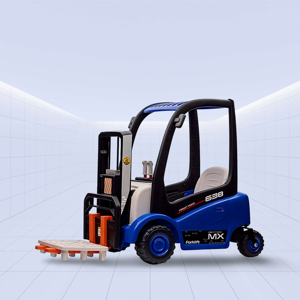 "LiftPro: The Ultimate Ride-On Forklift Adventure for Kids" 12V (BLUE)